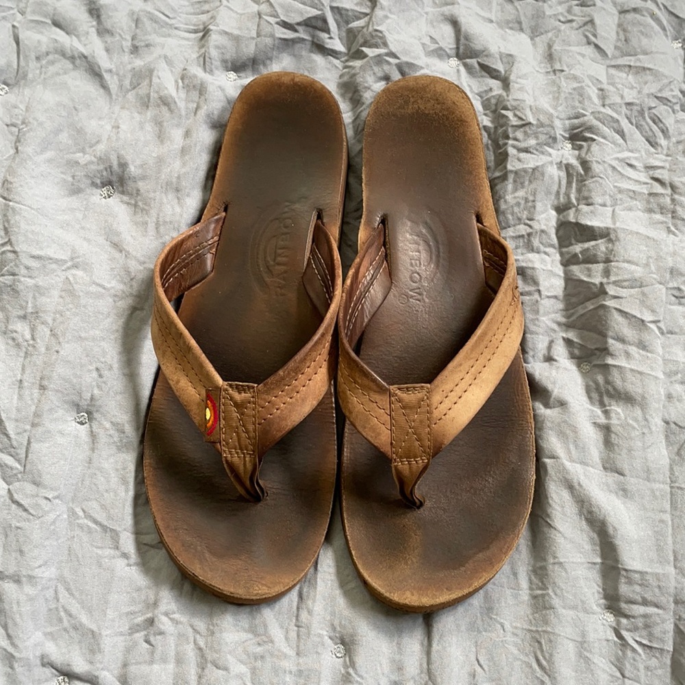 Rainbow Flip flops